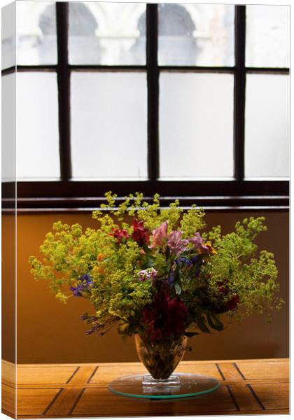 Flowers in the window Canvas Print by Sean Wareing