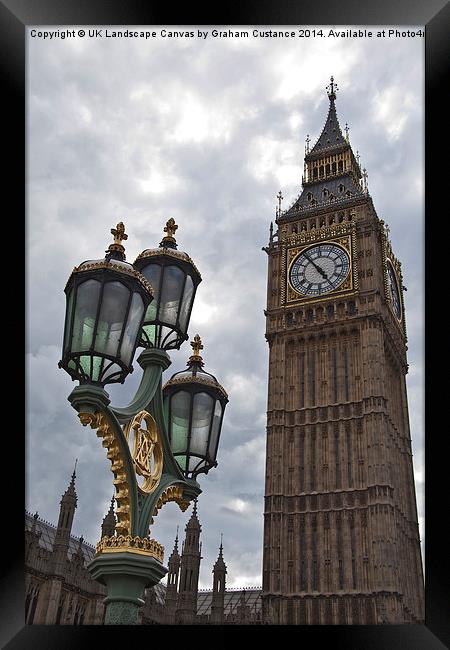 Big Ben Framed Print by Graham Custance