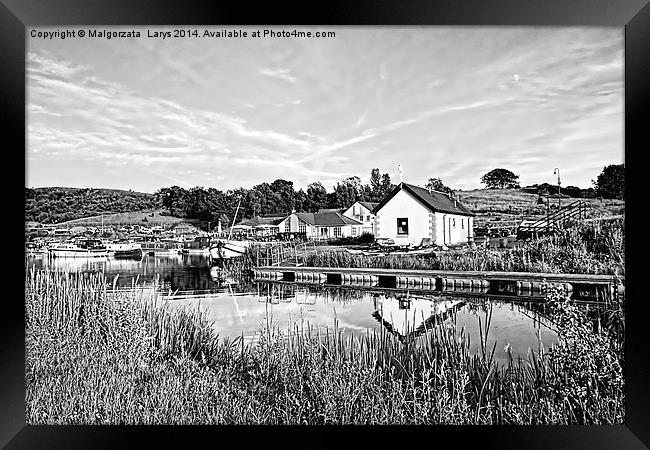 Forth and Clyde Canal, Scotland Framed Print by Malgorzata Larys