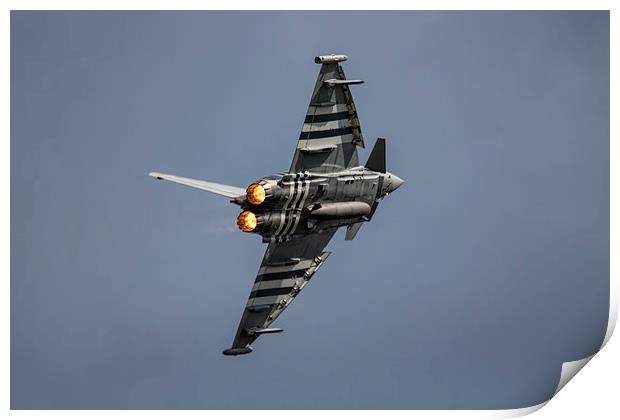 RAF Typhoon Print by J Biggadike