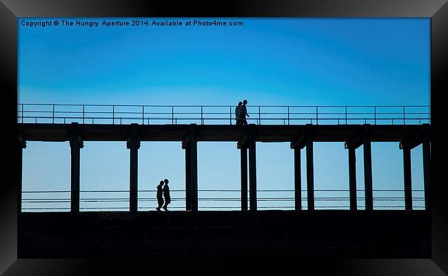 Whitby Pier Framed Print by Stef B