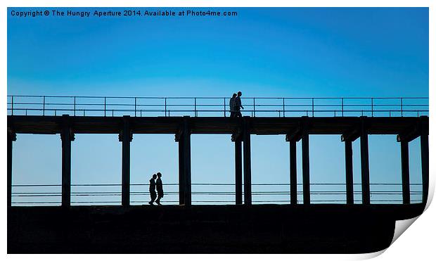 Whitby Pier Print by Stef B