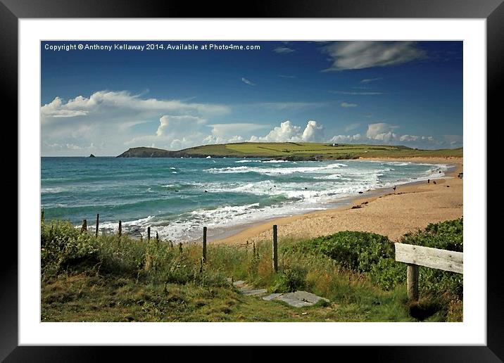 CONSTANTINE BAY  Framed Mounted Print by Anthony Kellaway
