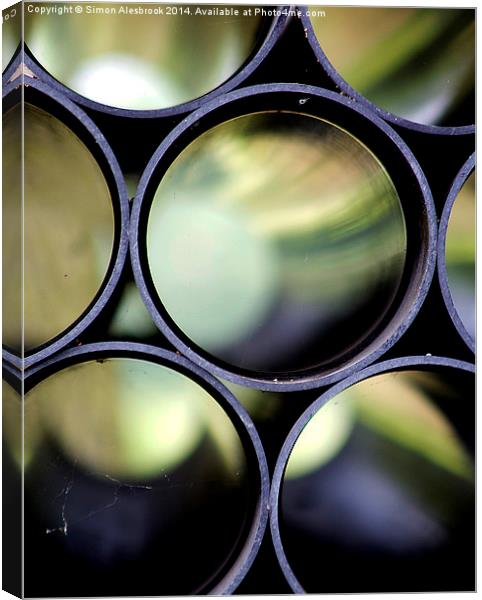 PIPES Canvas Print by Simon Alesbrook
