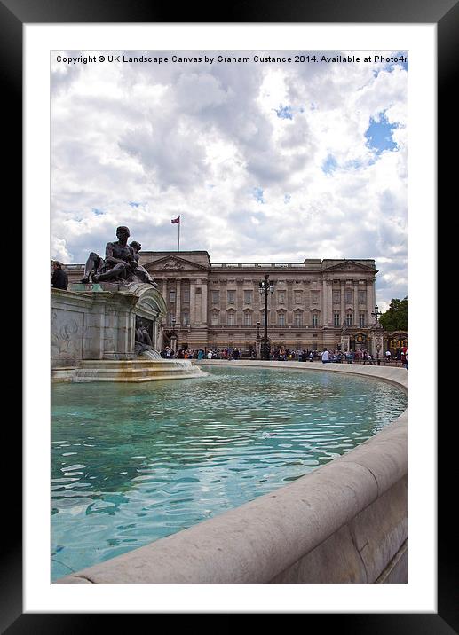 Buckingham Palace Framed Mounted Print by Graham Custance