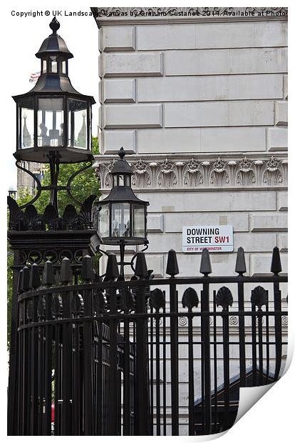 Downing Street Print by Graham Custance