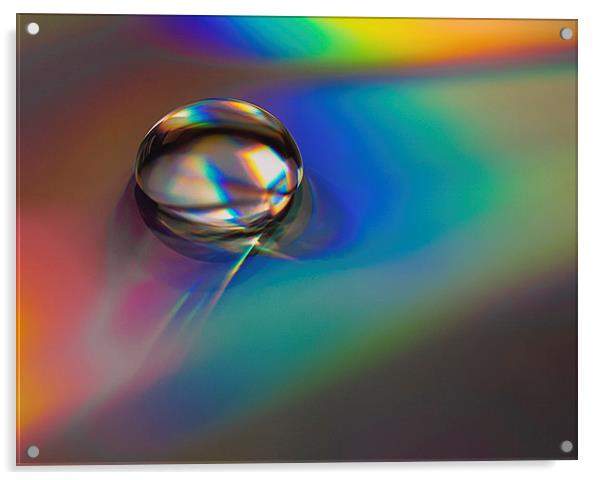 Water Drop Acrylic by Victor Burnside