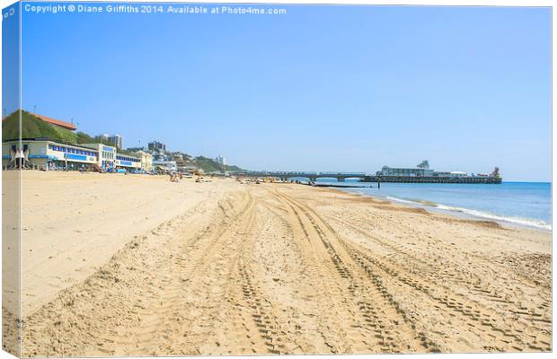 Bournemouth Pier Canvas Print by Diane Griffiths