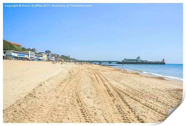 Bournemouth Pier Print by Diane Griffiths