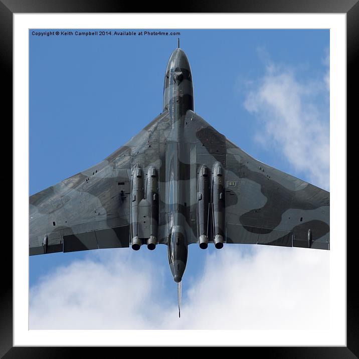 Vertical Vulcan Framed Mounted Print by Keith Campbell