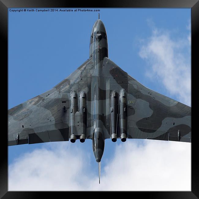 Vertical Vulcan Framed Print by Keith Campbell