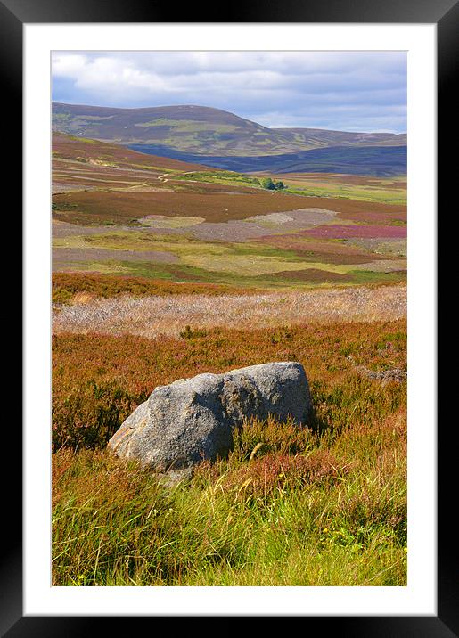 Scottish Moorland Framed Mounted Print by Chris Walker