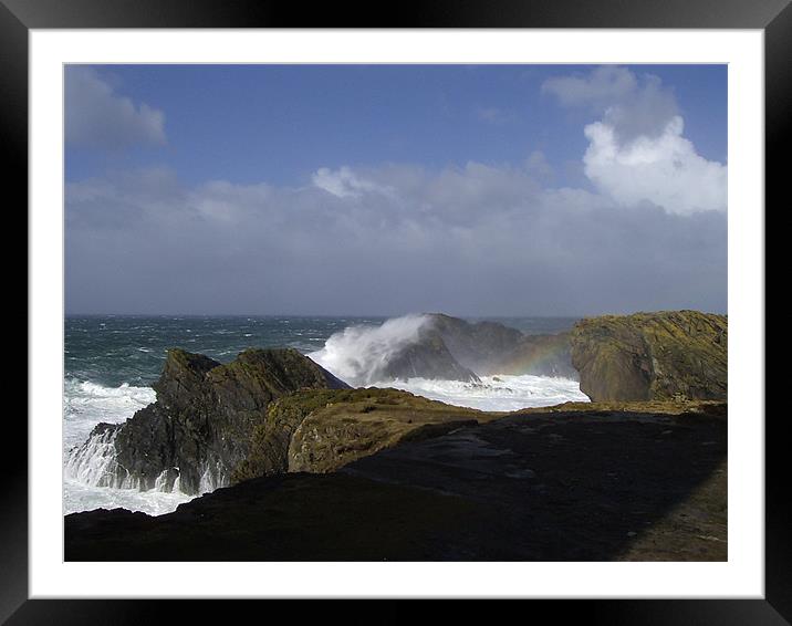 Stormy day on the Isle of Lewis Framed Mounted Print by Catherine Fowler