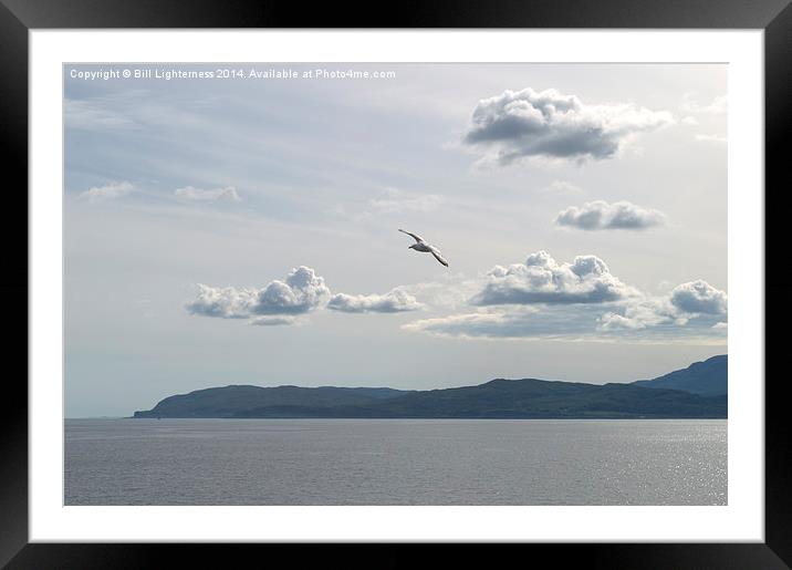 Wings & Clouds Framed Mounted Print by Bill Lighterness