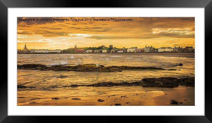 South Beach Ardrossan Framed Mounted Print by Tylie Duff Photo Art