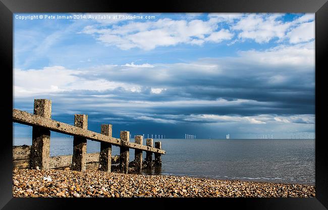 Holland On Sea Framed Print by Pete Inman