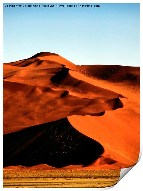 Dramatic Dunes, Namibia Print by Carole-Anne Fooks