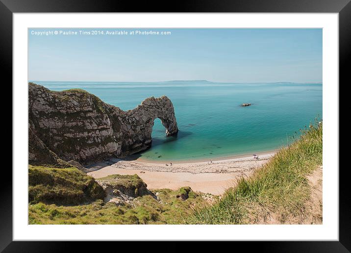 Durdle Door, Dorset, UK Framed Mounted Print by Pauline Tims