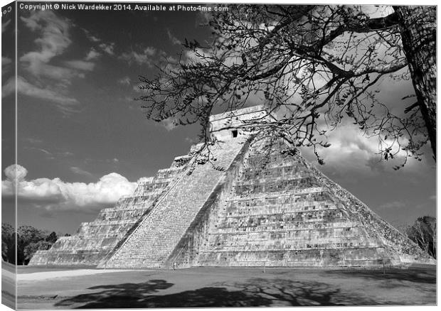 Mayan Ruins... Canvas Print by Nick Wardekker