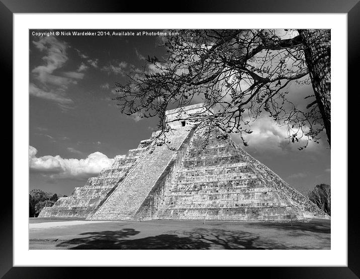 Mayan Ruins... Framed Mounted Print by Nick Wardekker