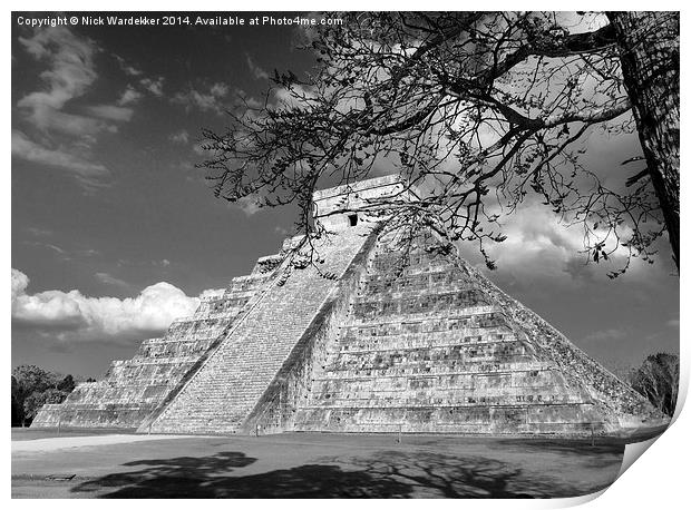 Mayan Ruins... Print by Nick Wardekker