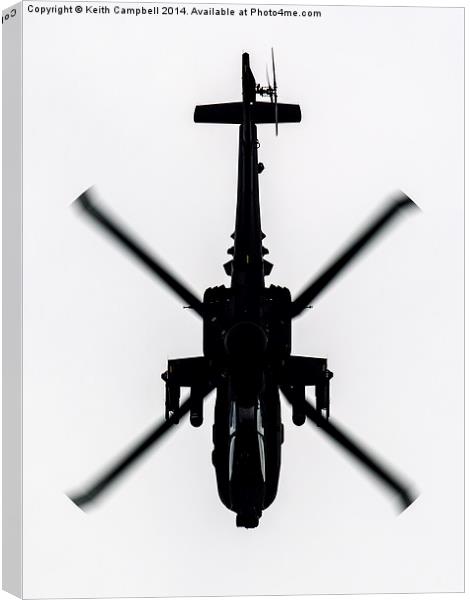 Apache Dive Canvas Print by Keith Campbell