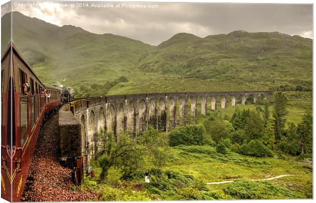 Glenfinian Viaduct Canvas Print by Rob Hawkins