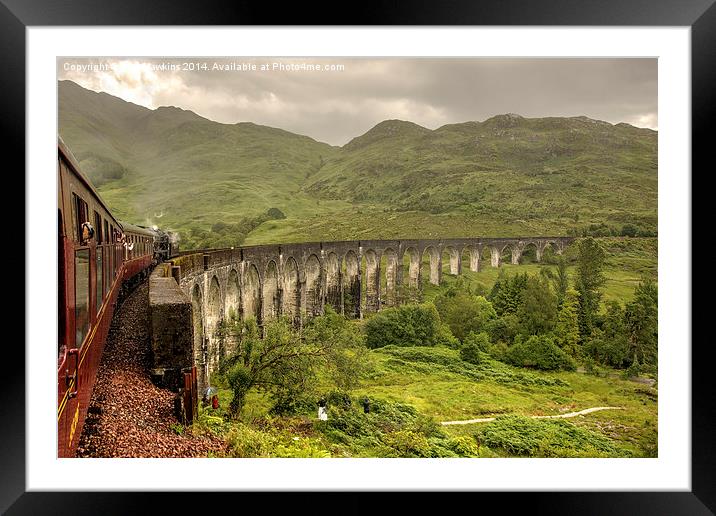 Glenfinian Viaduct Framed Mounted Print by Rob Hawkins