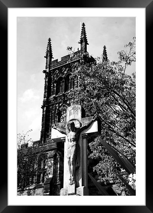 wolverhampton church Framed Mounted Print by david hopson
