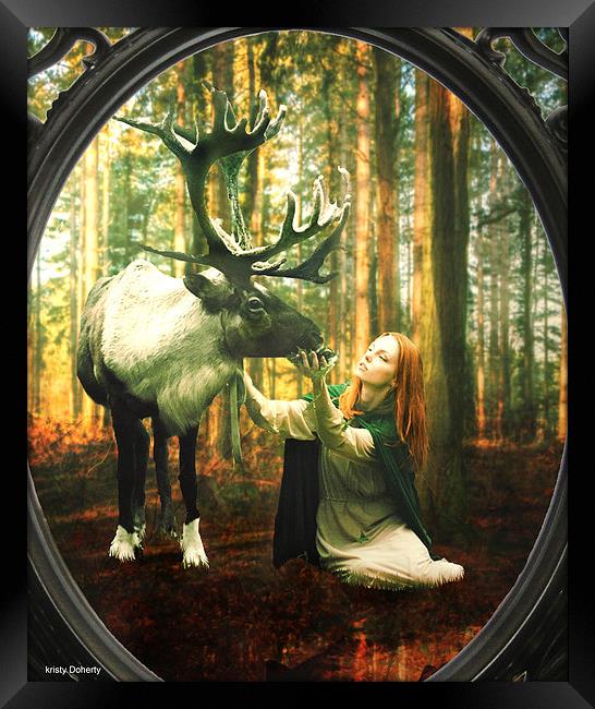 In the wilderness Framed Print by kristy doherty