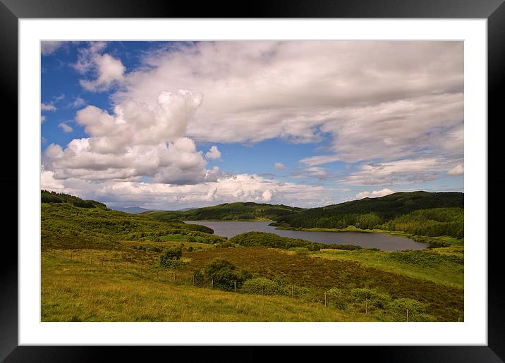 Loch Mudle, Ardnamurchan Framed Mounted Print by Jacqi Elmslie