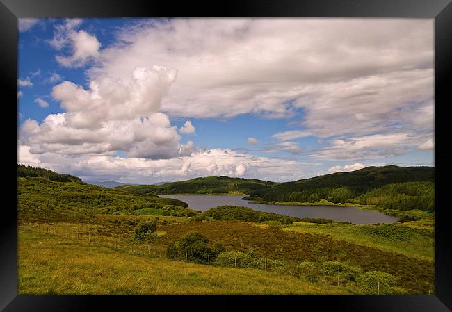 Loch Mudle, Ardnamurchan Framed Print by Jacqi Elmslie