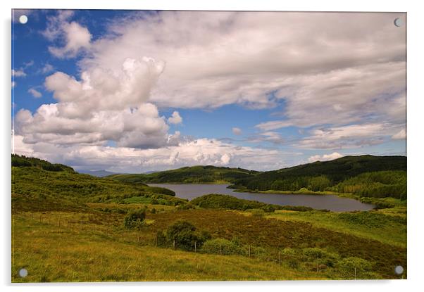 Loch Mudle, Ardnamurchan Acrylic by Jacqi Elmslie