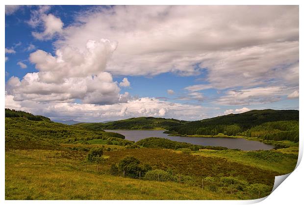 Loch Mudle, Ardnamurchan Print by Jacqi Elmslie