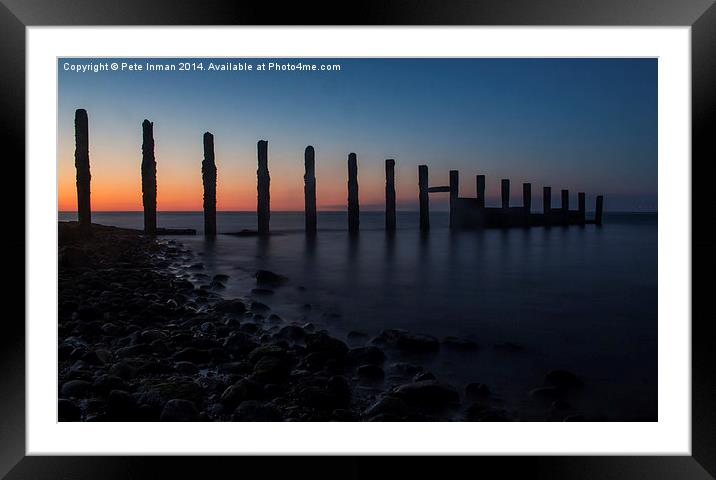 Sunrise - Holland on Sea Framed Mounted Print by Pete Inman