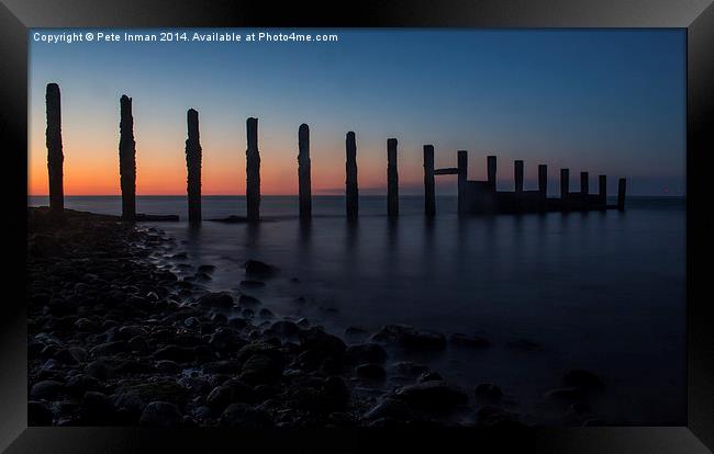 Sunrise - Holland on Sea Framed Print by Pete Inman
