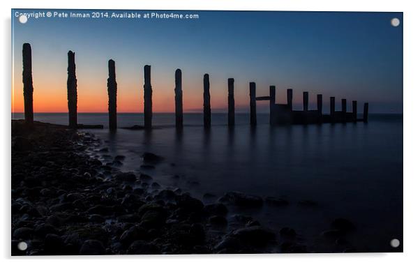 Sunrise - Holland on Sea Acrylic by Pete Inman