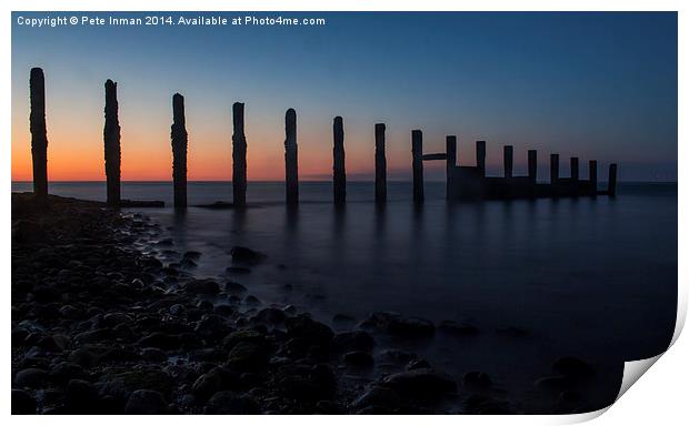 Sunrise - Holland on Sea Print by Pete Inman