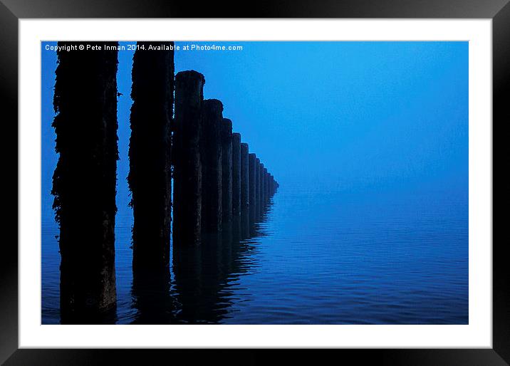 Fog - Holland On Sea Framed Mounted Print by Pete Inman