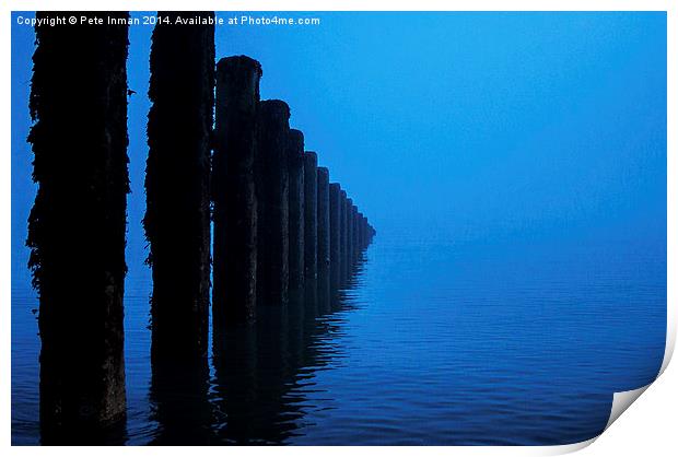 Fog - Holland On Sea Print by Pete Inman