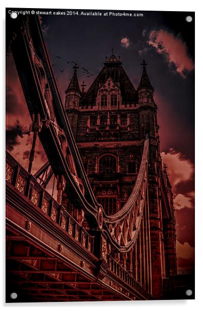 Tower Bridge London Acrylic by stewart oakes