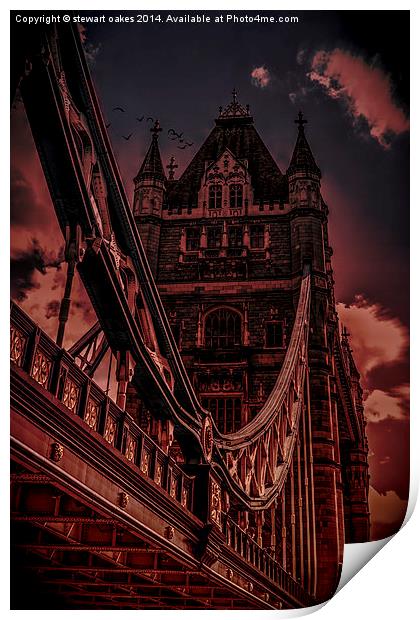 Tower Bridge London Print by stewart oakes