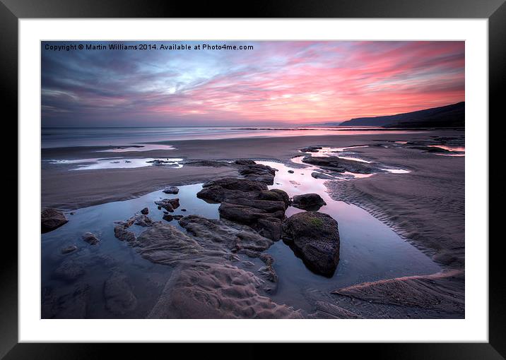 Scarborough Dawn Framed Mounted Print by Martin Williams