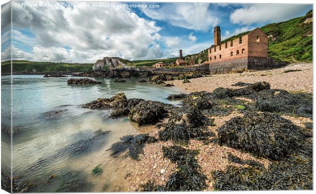 Porth Wen Brickworks Anglesey  Canvas Print by Adrian Evans