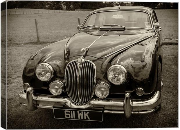 The Timeless Elegance of the Jaguar Mk2 Canvas Print by Tommy Dickson