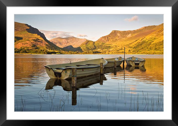 Llyn Nantlle Framed Mounted Print by Rory Trappe