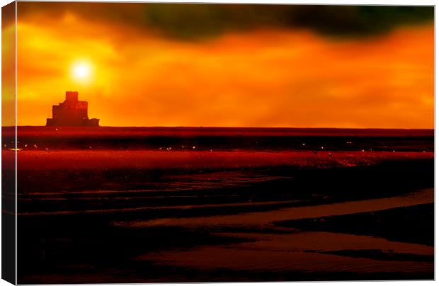 World War II Sunset Canvas Print by Daves Photography