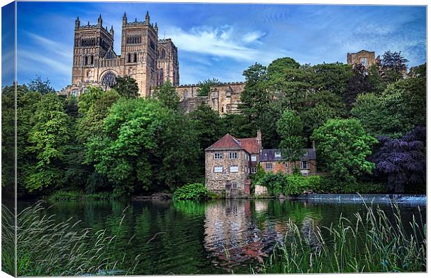 Durham Cathedral and Fulling Mill Canvas Print by Kevin Tate