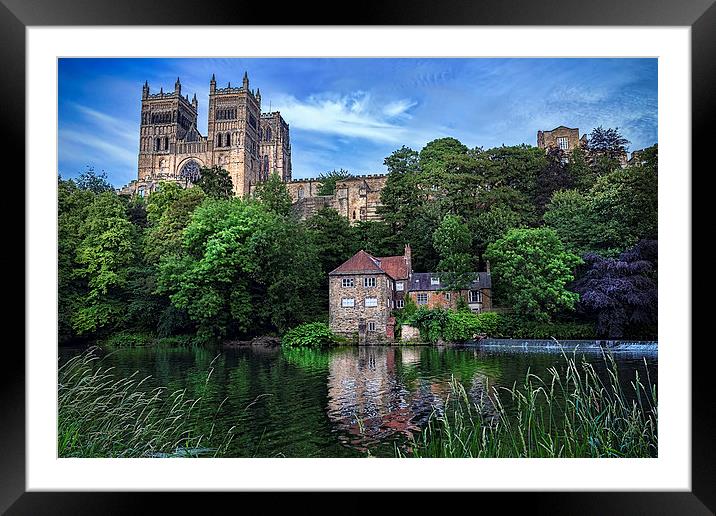 Durham Cathedral and Fulling Mill Framed Mounted Print by Kevin Tate