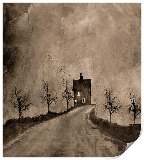 Road To Nowhere Print by Dawn Cox